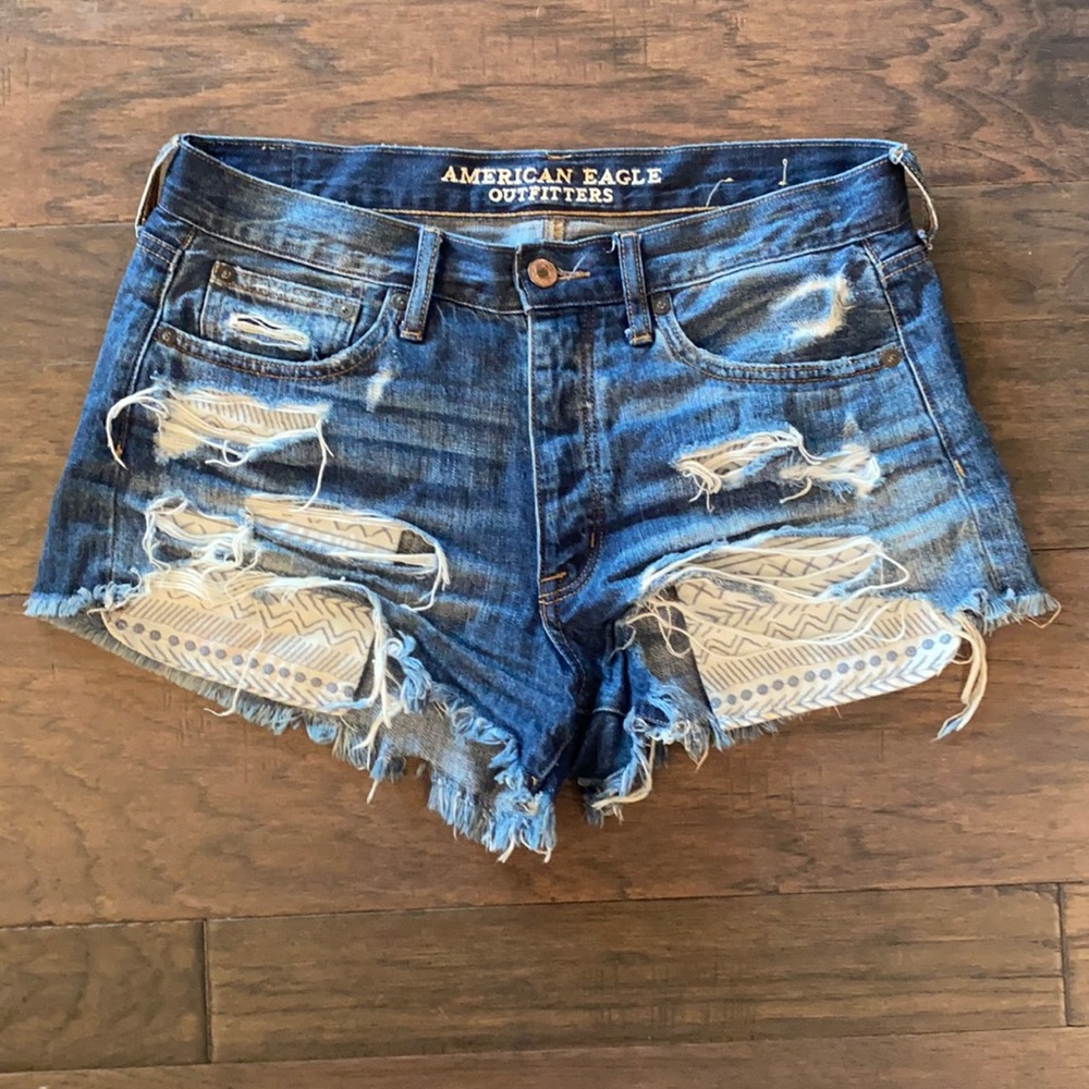 American eagle vintage high rise festival shorts